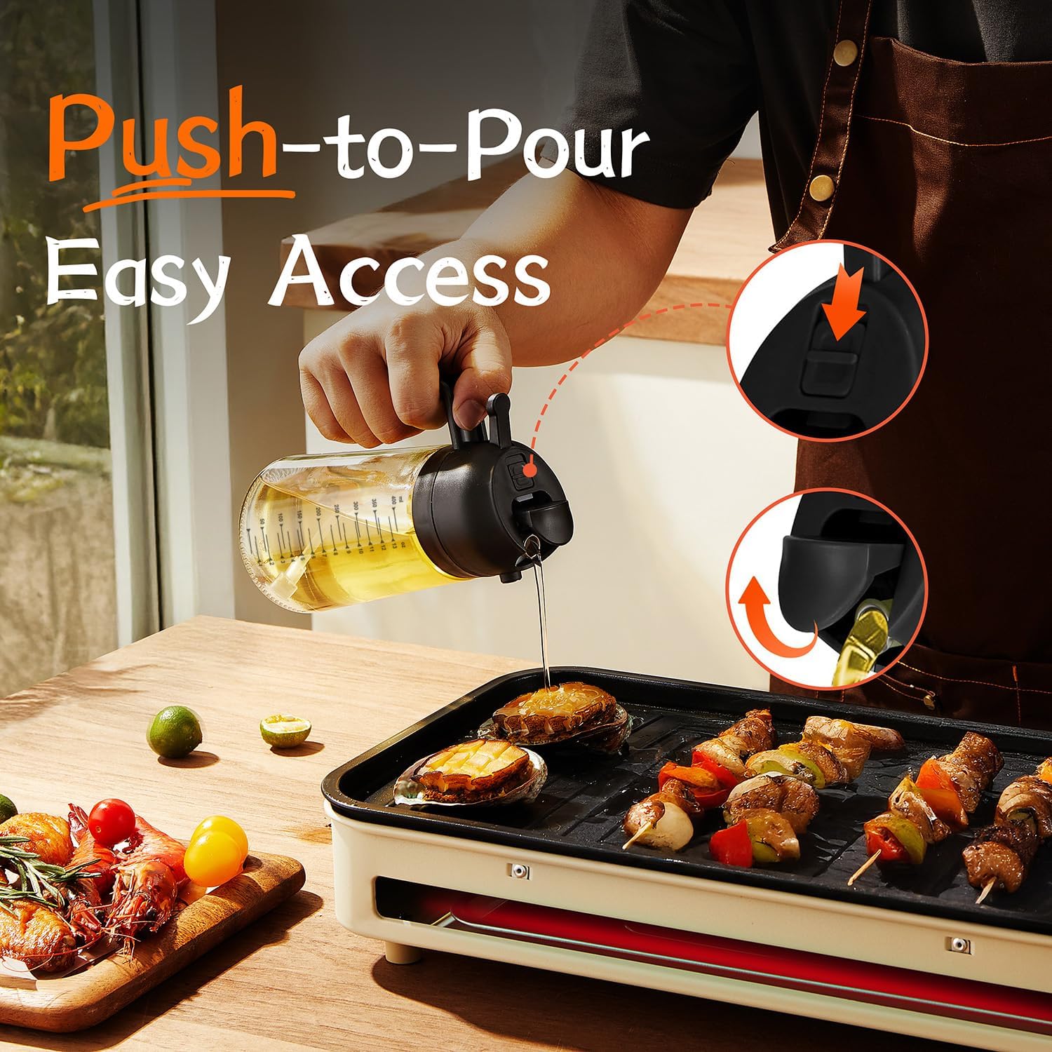 Modern kitchen display with Zorli black dispenser