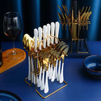 Odriva cutlery set with elegant storage rack